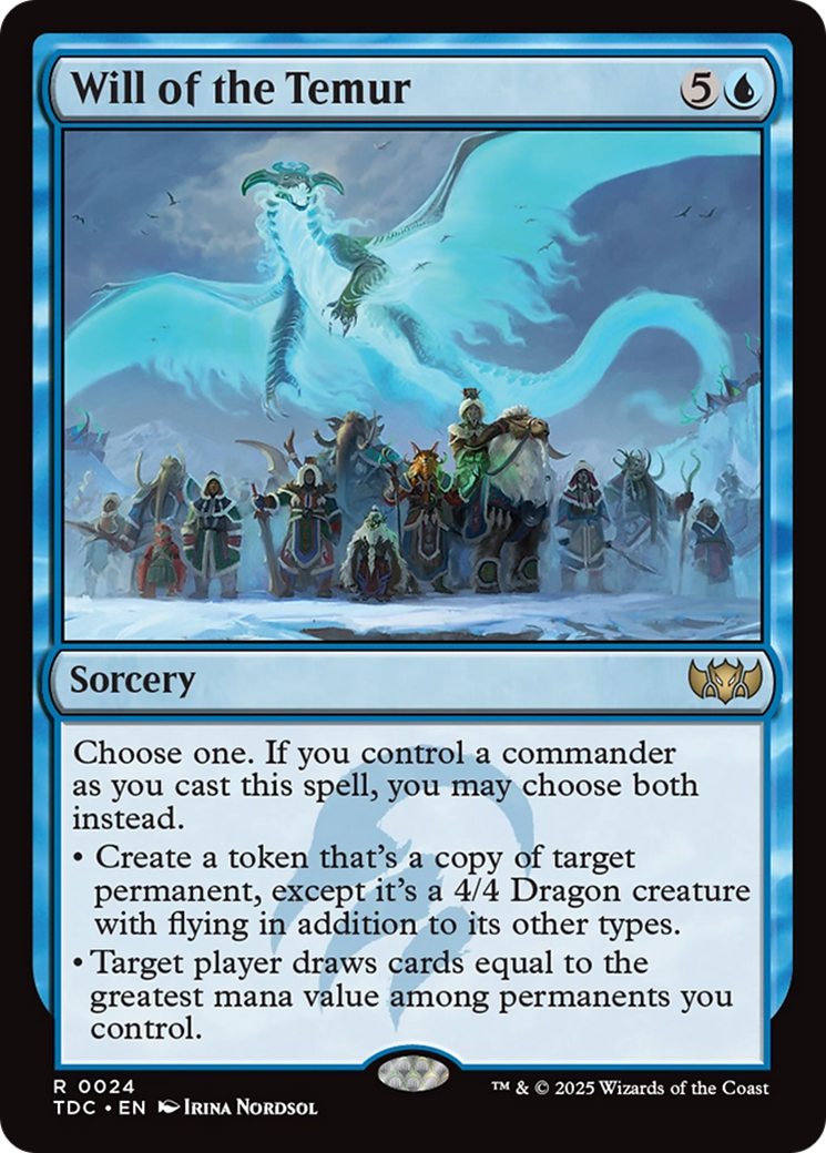 Will of the Temur [Tarkir: Dragonstorm Commander] | Local Legends