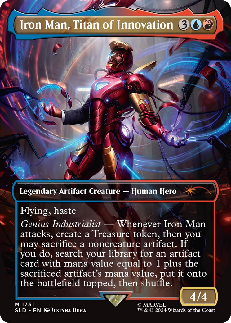 Iron Man, Titan of Innovation (Rainbow Foil) [Secret Lair Drop Series] | Local Legends