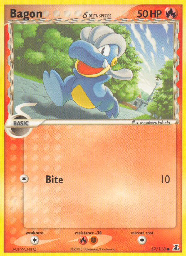 Bagon (57/113) (Delta Species) [EX: Delta Species] | Local Legends