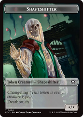 Shapeshifter // Golem (0013) Double-Sided Token [Edge of Eternities Commander Tokens] | Local Legends