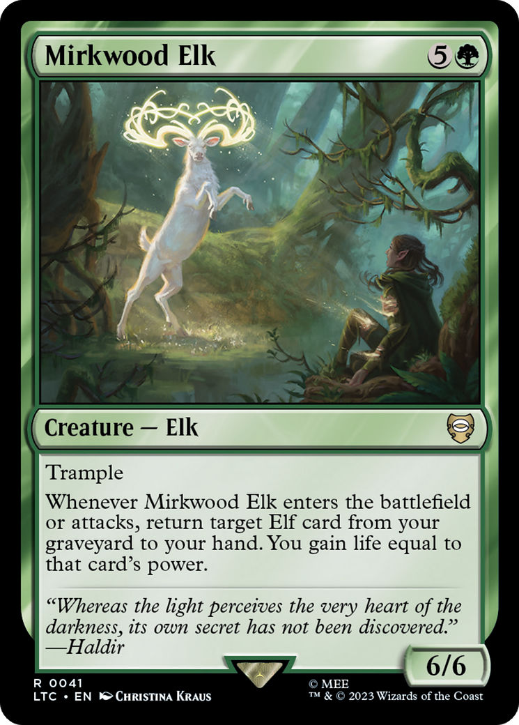 Mirkwood Elk [The Lord of the Rings: Tales of Middle-Earth Commander] | Golgari Games