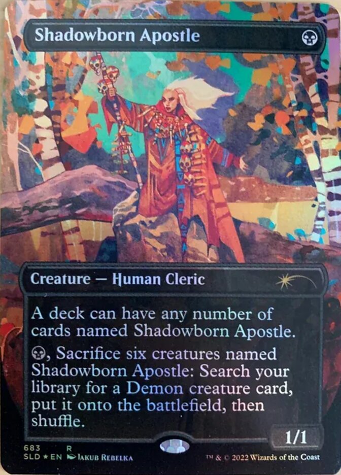 Shadowborn Apostle (Borderless) (683) [Secret Lair Drop Promos] | Local Legends