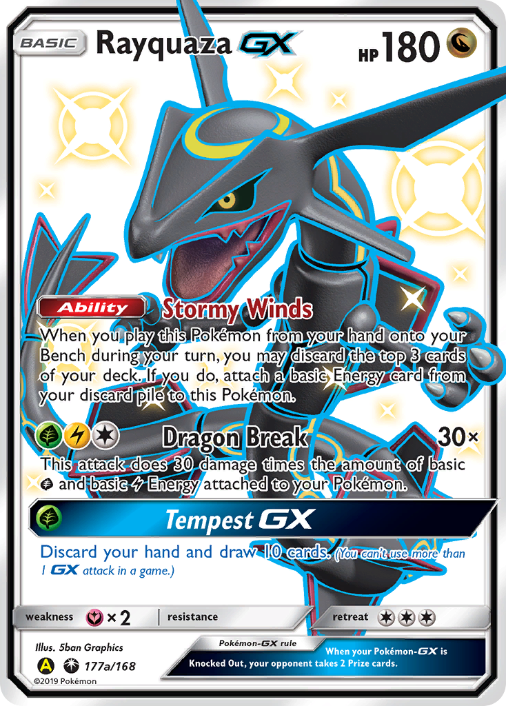 Rayquaza GX (177a/168) [Alternate Art Promos] | Golgari Games