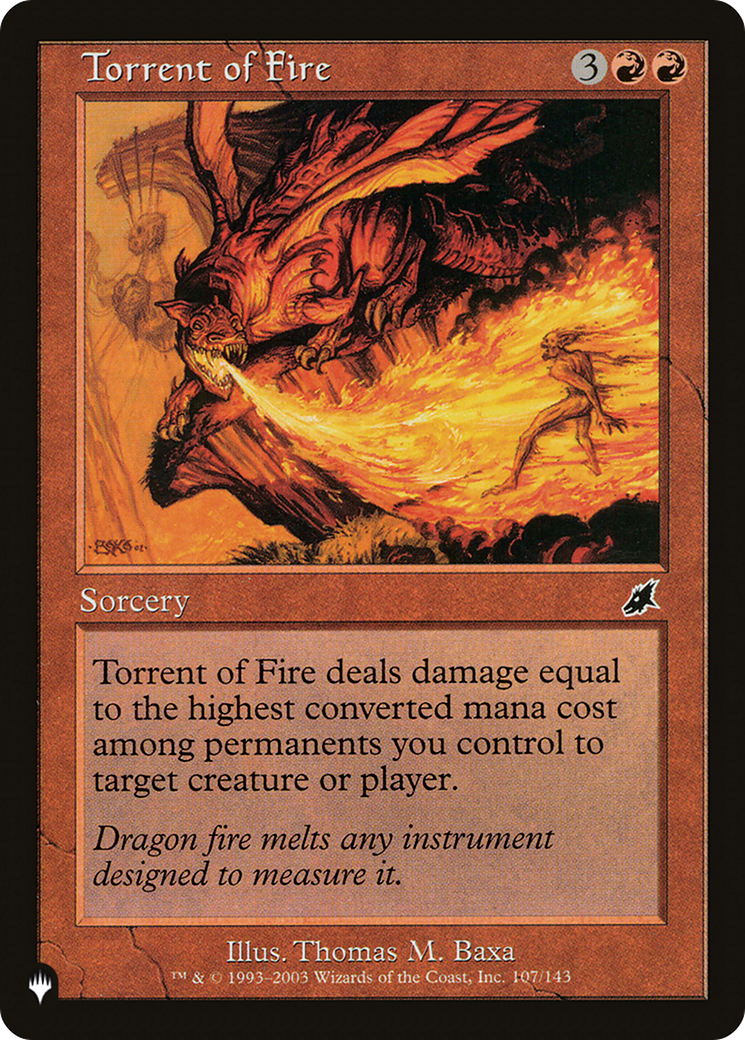 Torrent of Fire [The List] | Local Legends
