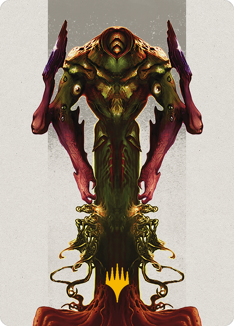 Kozilek, the Broken Reality Art Card (Gold-Stamped Planeswalker Symbol) [Modern Horizons 3 Art Series] | Local Legends