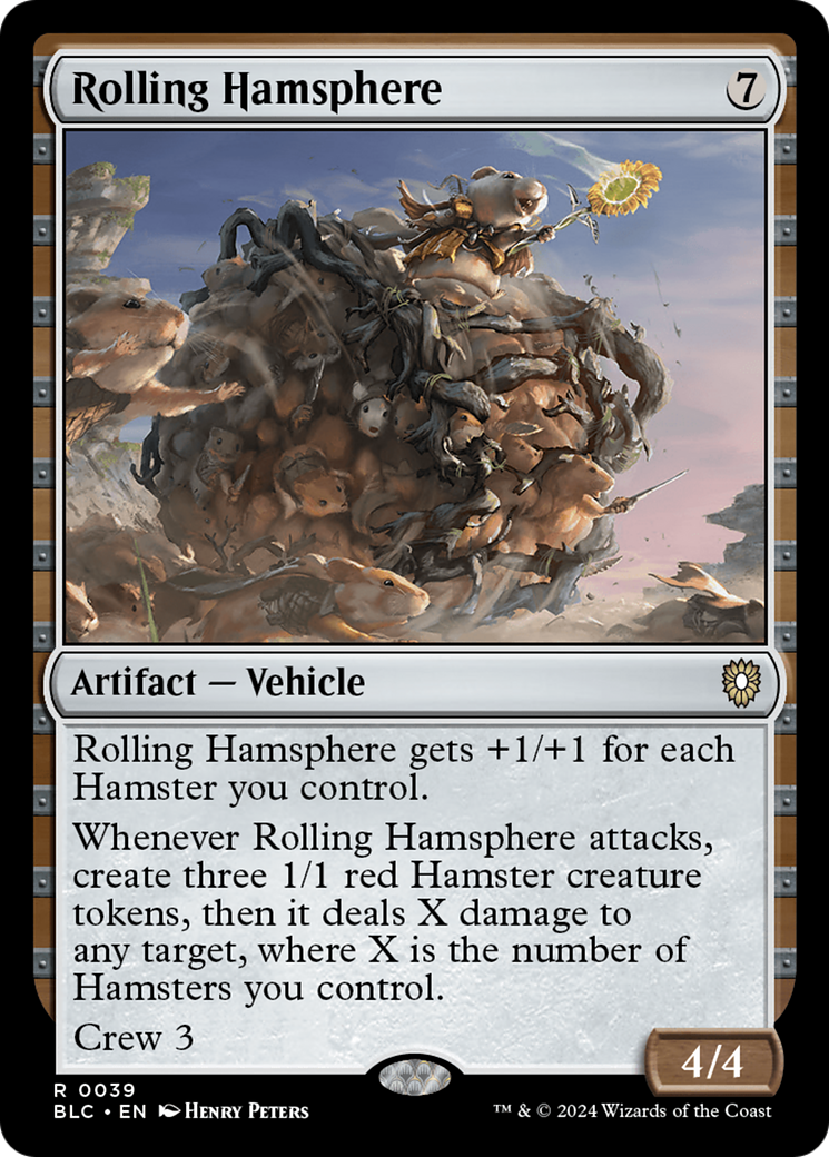 Rolling Hamsphere [Bloomburrow Commander] | Golgari Games