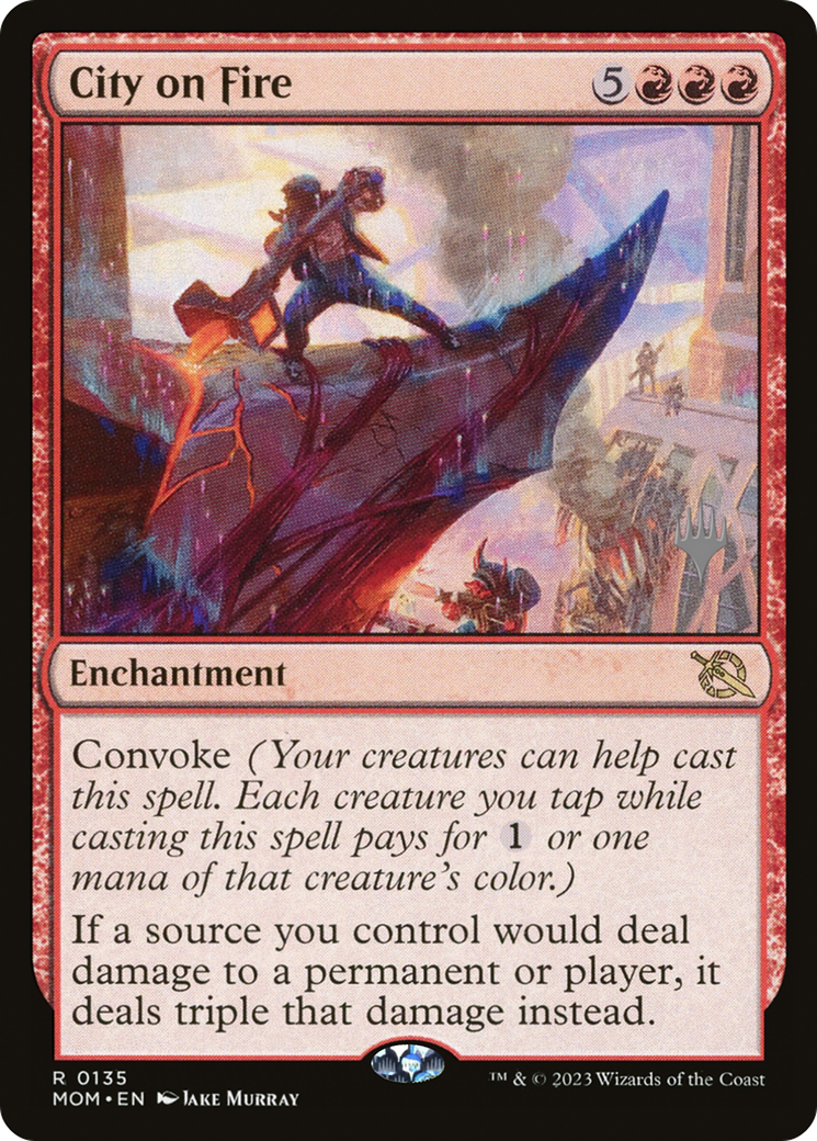 City on Fire (Promo Pack) [March of the Machine Promos] | Local Legends