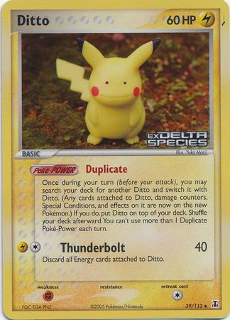 Ditto (39/113) (Stamped) [EX: Delta Species] | Local Legends