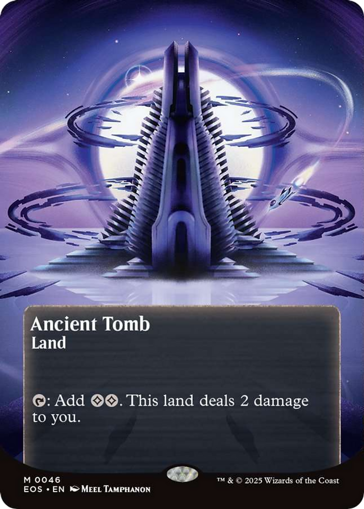 Ancient Tomb (0046) (Borderless) [Edge of Eternities: Stellar Sights] | Local Legends