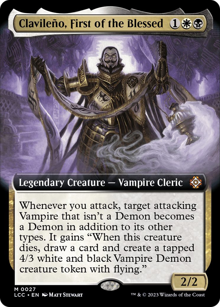 Clavileno, First of the Blessed (Extended Art) [The Lost Caverns of Ixalan Commander] | Local Legends