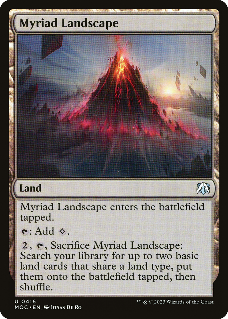 Myriad Landscape [March of the Machine Commander] | Local Legends