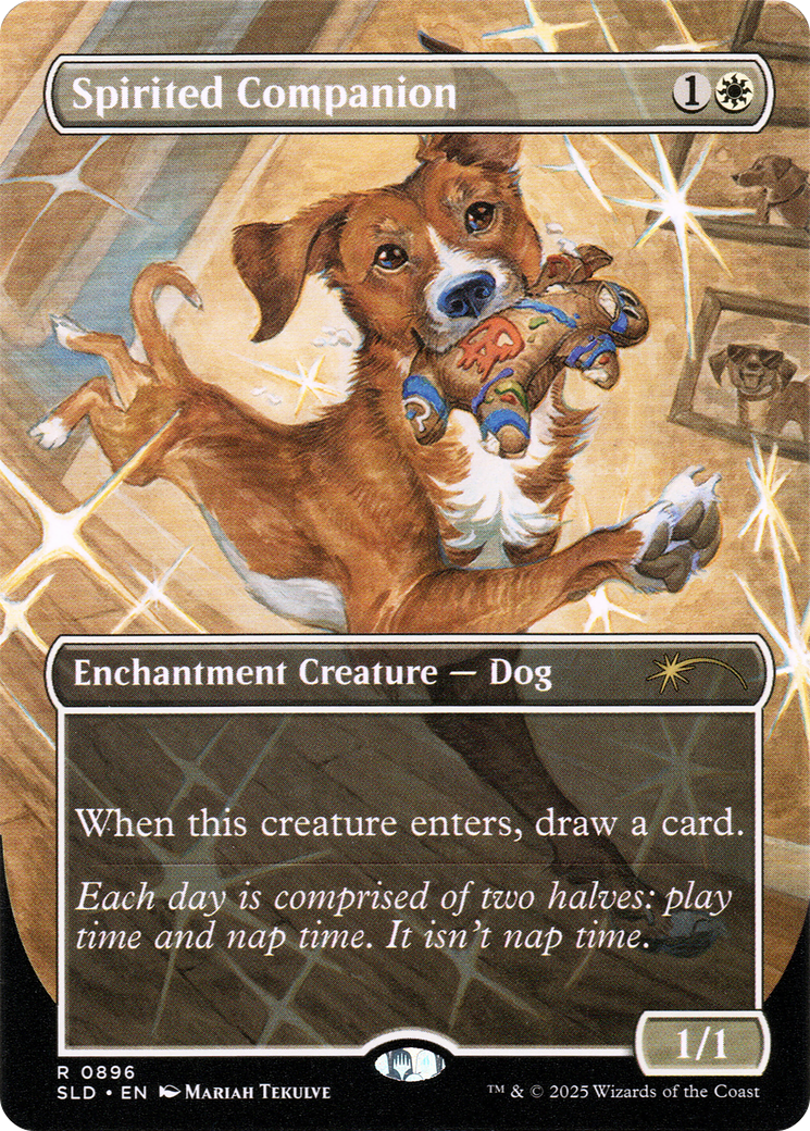 Spirited Companion (0896) (Rainbow Foil) [Secret Lair Drop Series] | Local Legends