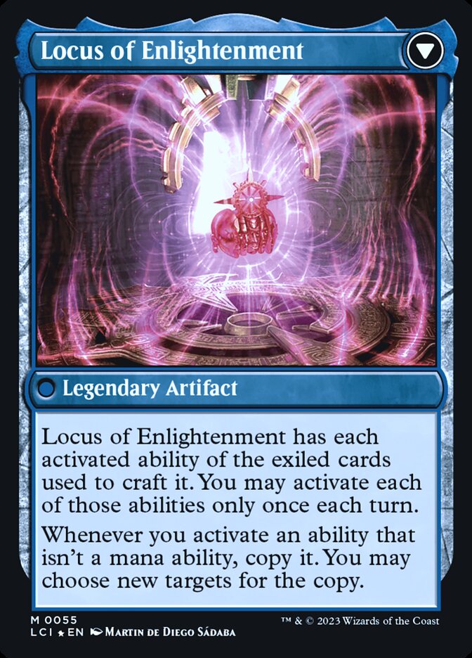 The Enigma Jewel // Locus of Enlightenment [The Lost Caverns of Ixalan Prerelease Cards] | Local Legends