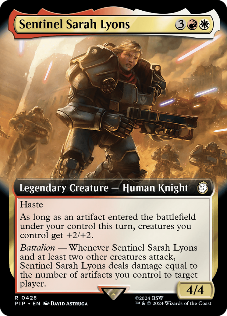 Sentinel Sarah Lyons (Extended Art) [Fallout] | Local Legends