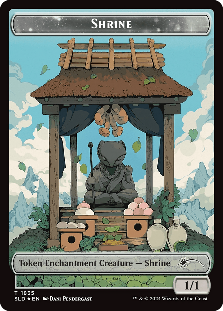 Shrine Token (Rainbow Foil) [Secret Lair: From Cute to Brute Tokens] | Local Legends