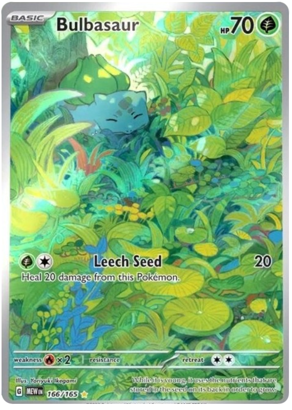 Bulbasaur (166/165) [Scarlet & Violet: 151] | Golgari Games