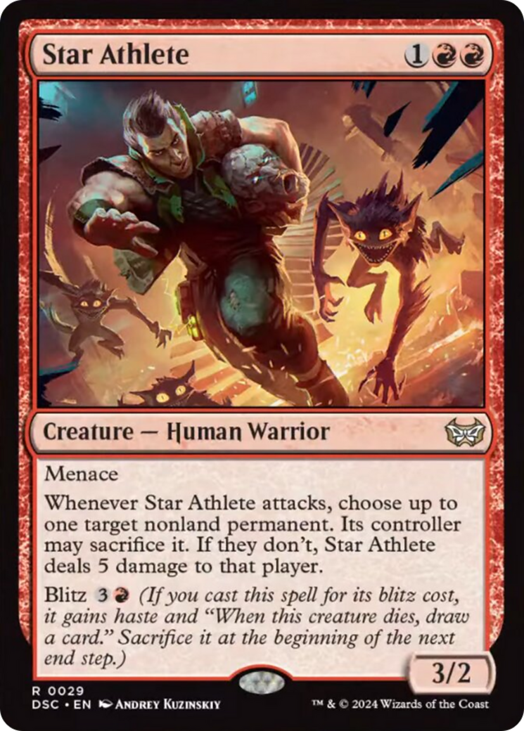 Star Athlete [Duskmourn: House of Horror Commander] | Golgari Games