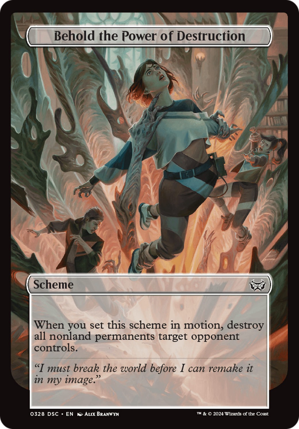 Behold the Power of Destruction (Full Art) [Duskmourn: Archenemy] | Local Legends