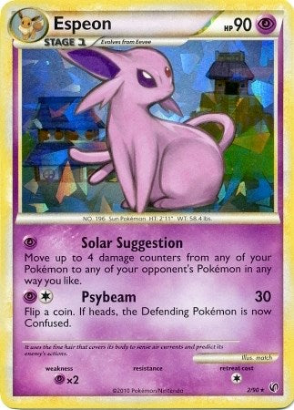 Espeon - 2/90 (HGSS Undaunted - Cracked Ice Holo) | Local Legends