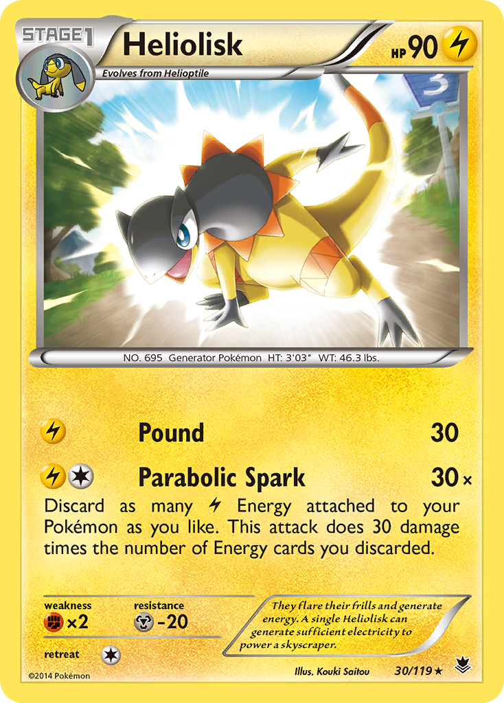 Heliolisk (30/119) [XY: Phantom Forces] | Local Legends