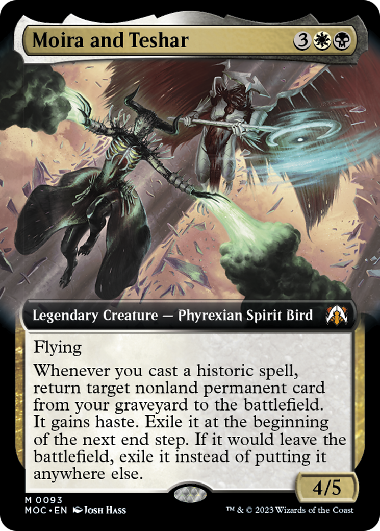 Moira and Teshar (Extended Art) [March of the Machine Commander] | Local Legends