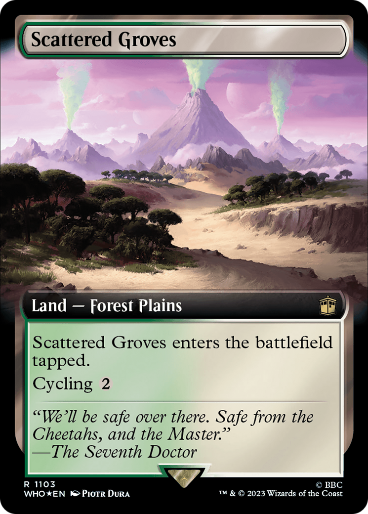Scattered Groves (Extended Art) (Surge Foil) [Doctor Who] | Local Legends