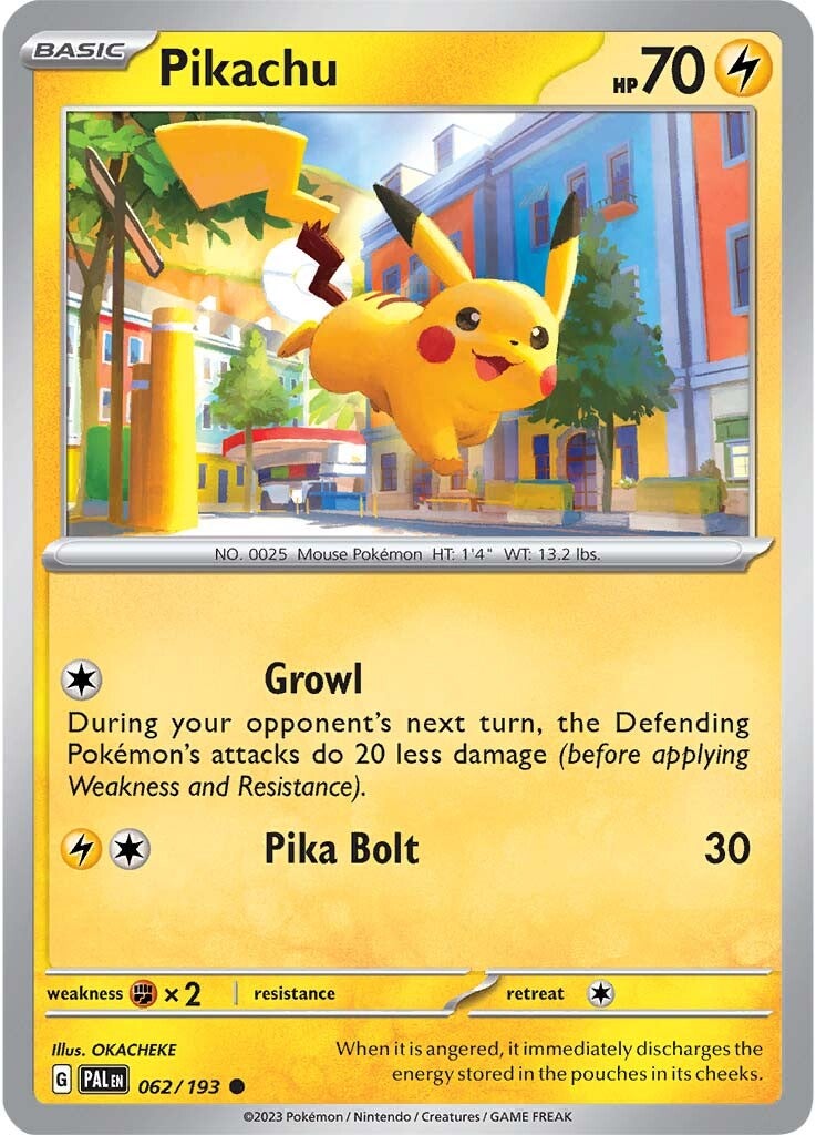 Pikachu (062/193) [Scarlet & Violet: Paldea Evolved] | Golgari Games