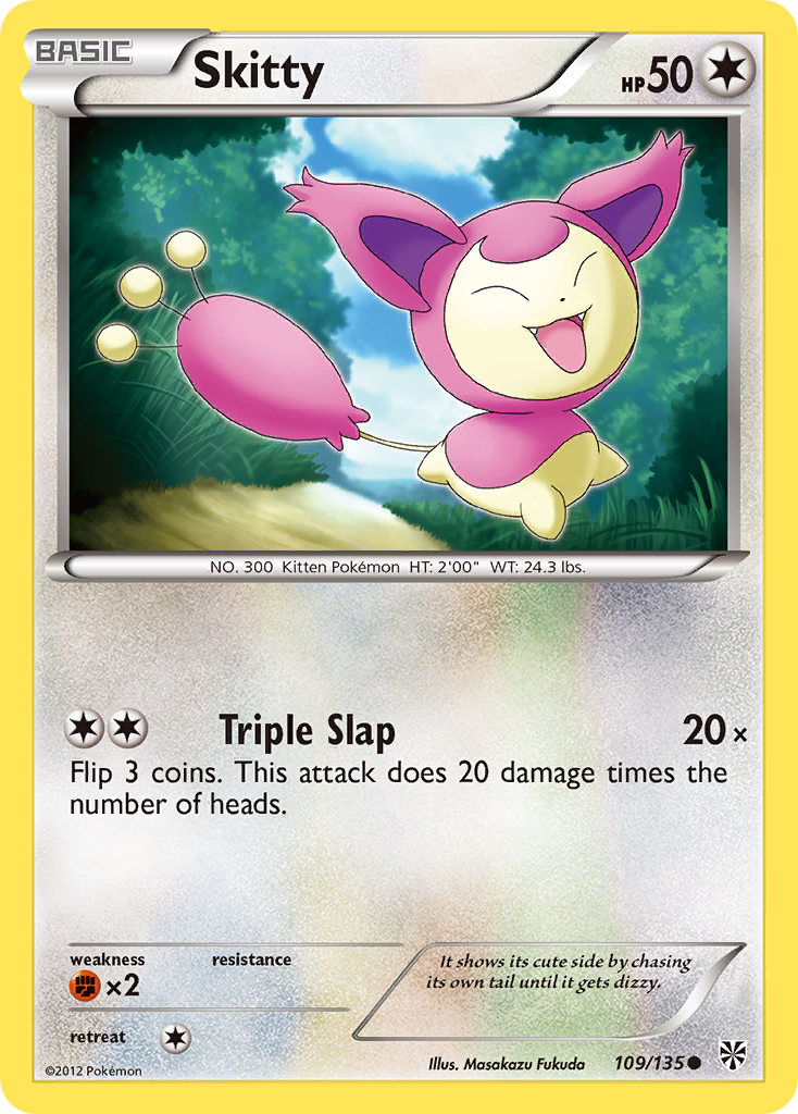 Skitty (109/135) [Black & White: Plasma Storm] | Local Legends