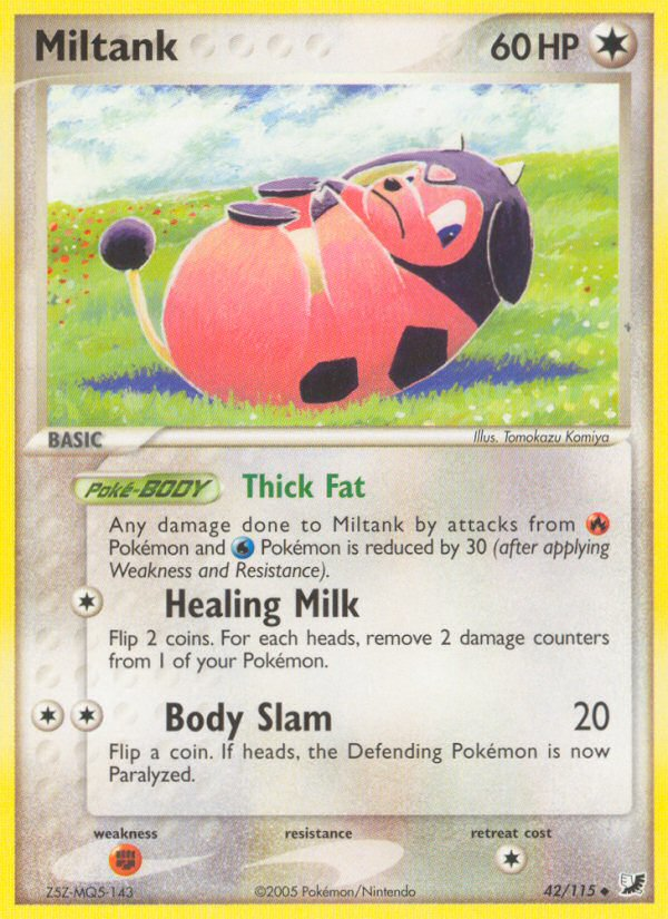 Miltank (42/115) [EX: Unseen Forces] | Golgari Games