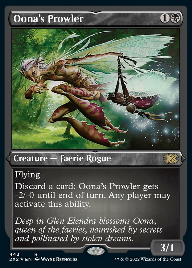 Oona's Prowler (Foil Etched) [Double Masters 2022] | Local Legends