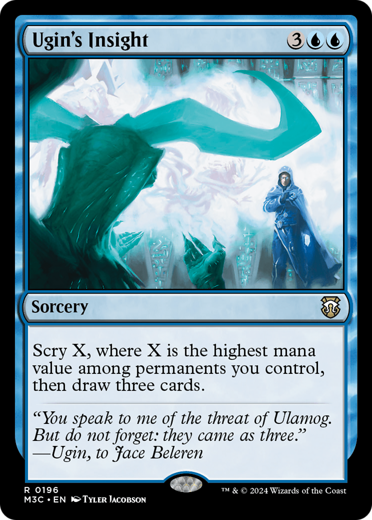Ugin's Insight (Ripple Foil) [Modern Horizons 3 Commander] | Local Legends