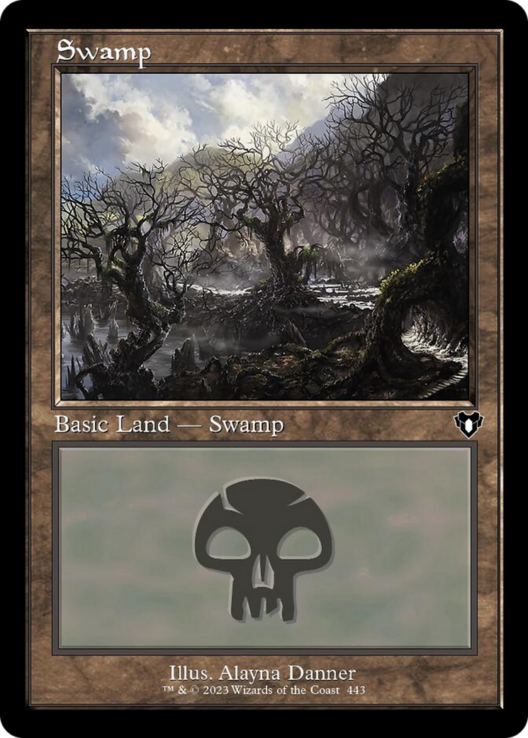 Swamp (443) (Retro) [Commander Masters] | Golgari Games