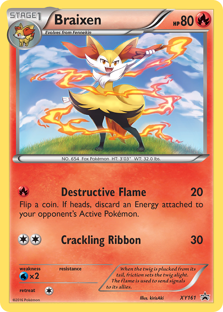 Braixen (XY161) [XY: Black Star Promos] | Golgari Games