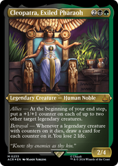 Cleopatra, Exiled Pharaoh (Foil Etched) [Assassin's Creed] | Golgari Games