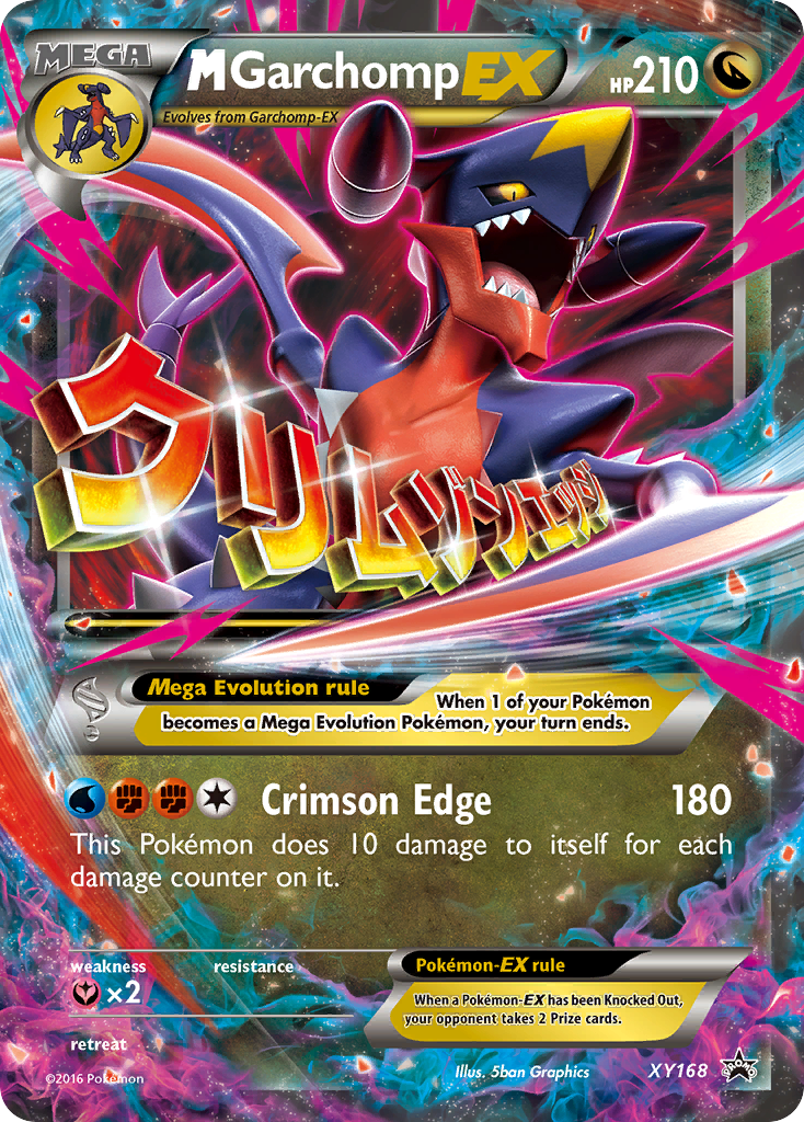 M Garchomp EX (XY168) [XY: Black Star Promos] | Golgari Games