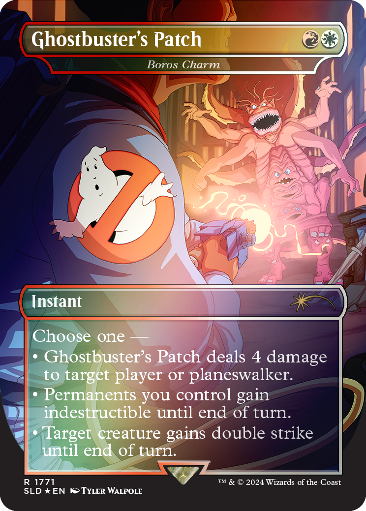 Ghostbuster's Patch - Boros Charm (Rainbow Foil) [Secret Lair Drop Series] | Local Legends