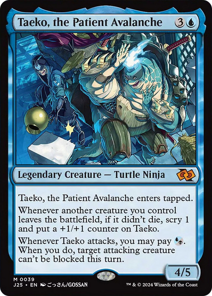 Taeko, the Patient Avalanche (Anime) [Foundations Jumpstart] | Local Legends