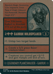 Garruk Wildspeaker [Secret Lair Drop Series] | Local Legends