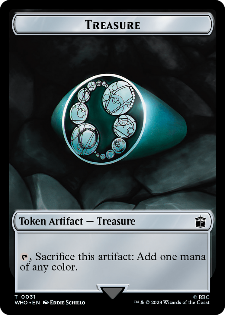 Copy // Treasure (0031) Double-Sided Token [Doctor Who Tokens] | Local Legends