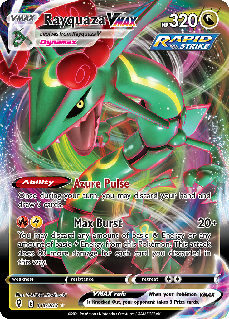 Rayquaza VMAX (111/203) (Jumbo Card) [Sword & Shield: Evolving Skies] | Golgari Games