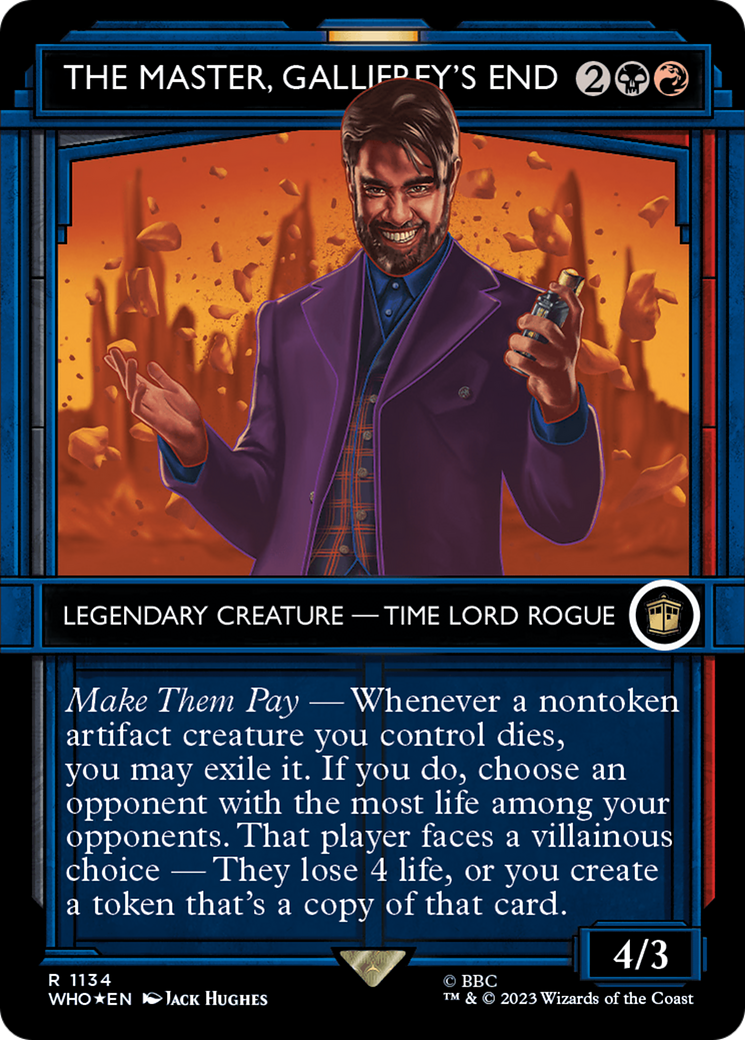 The Master, Gallifrey's End (Showcase) (Surge Foil) [Doctor Who] | Local Legends