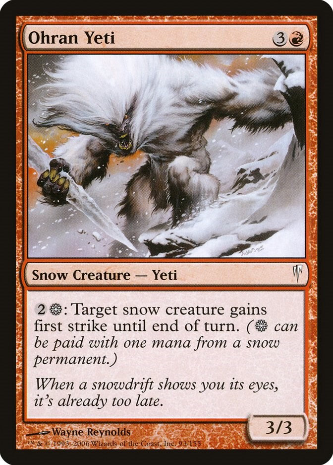 Ohran Yeti | Local Legends