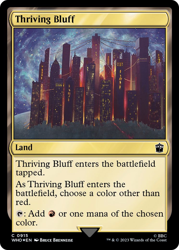 Thriving Bluff (Surge Foil) [Doctor Who] | Local Legends