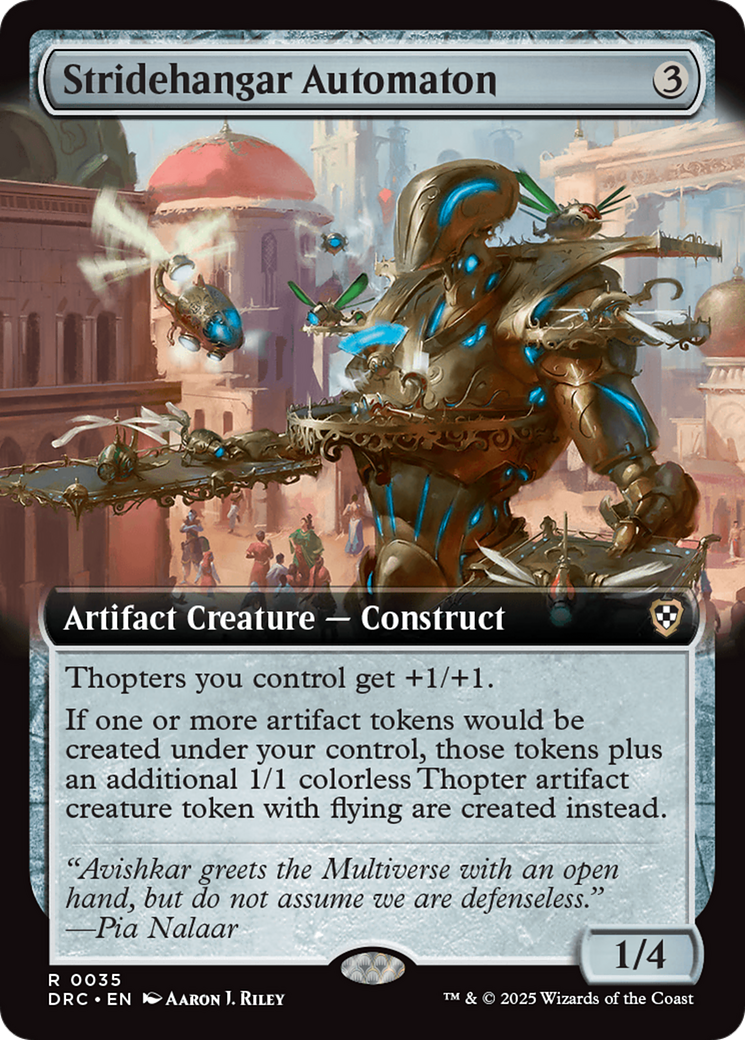 Stridehangar Automaton (Extended Art) [Aetherdrift Commander] | Local Legends