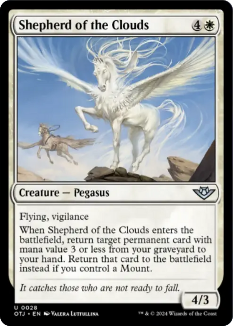 Shepherd of the Clouds [Outlaws of Thunder Junction] | Golgari Games