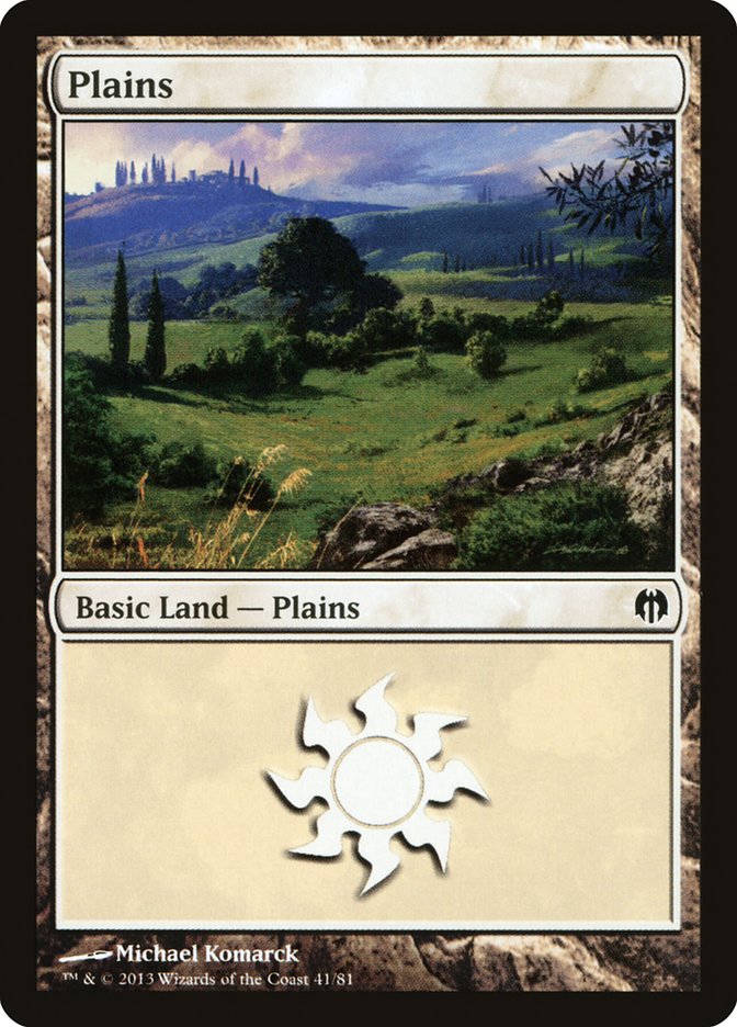 Plains (41) [Duel Decks: Heroes vs. Monsters] | Golgari Games