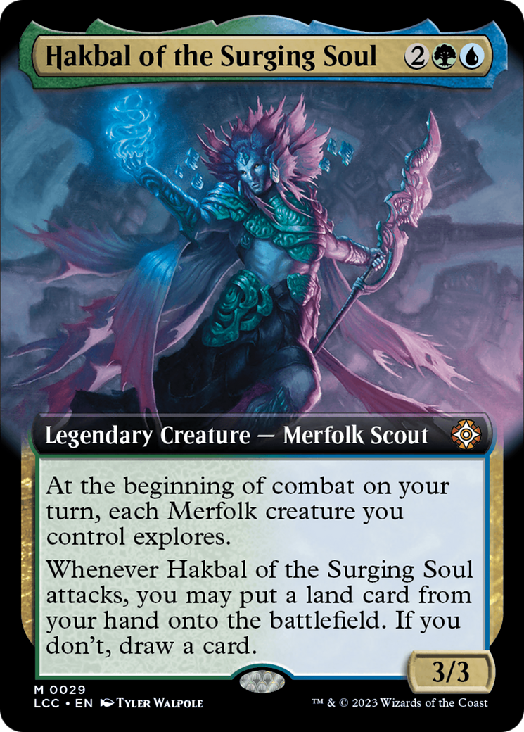 Hakbal of the Surging Soul (Extended Art) [The Lost Caverns of Ixalan Commander] | Local Legends