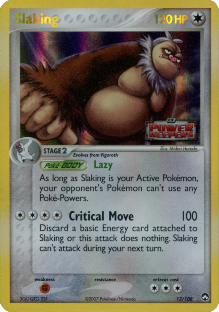 Slaking (13/108) (Stamped) [EX: Power Keepers] | Local Legends