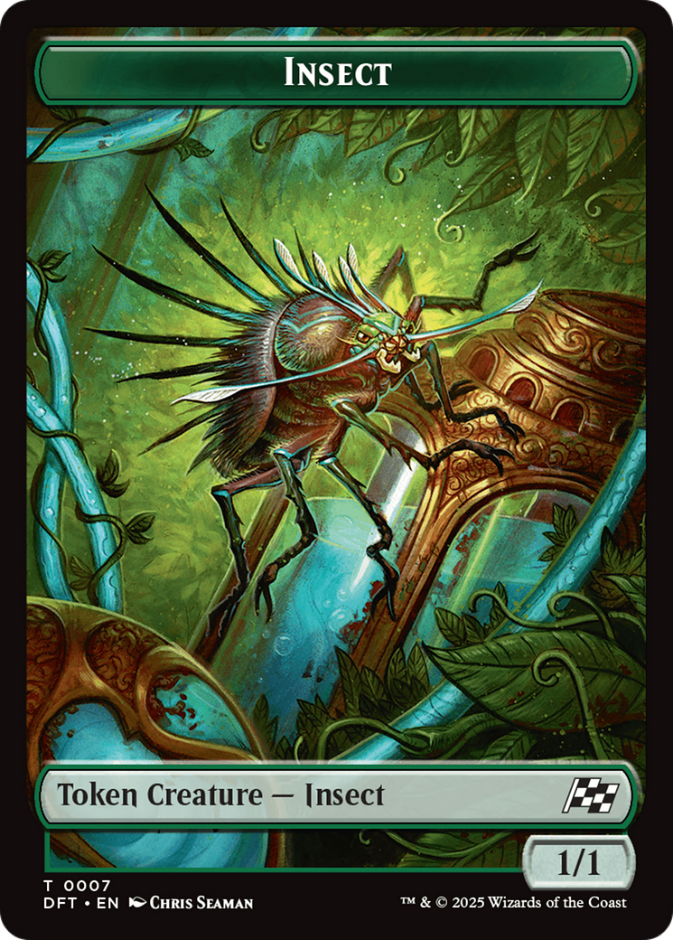Insect // Elephant Double-Sided Token [Aetherdrift Tokens] | Local Legends