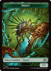 Insect // Elephant Double-Sided Token [Aetherdrift Tokens] | Local Legends